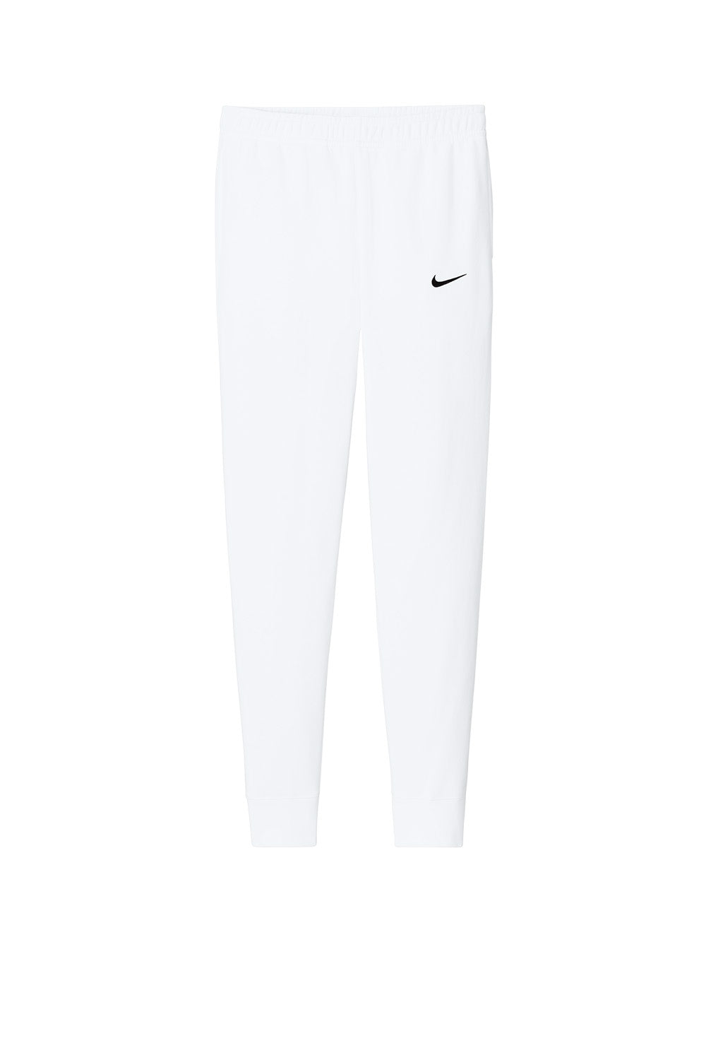Nike Club Fleece jogger pants by Print-View, flat front with comfortable fleece material and tapered fit for casual wear