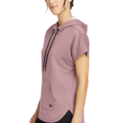 women's performance terry short sleeve hoodie
