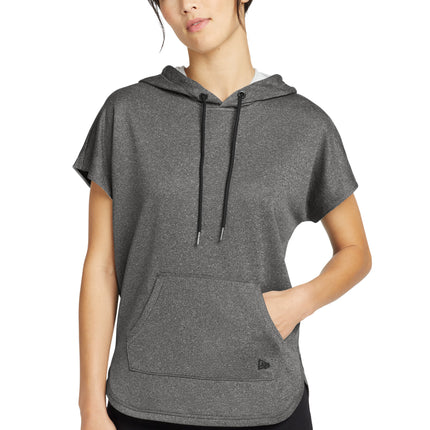 women's performance terry short sleeve hoodie