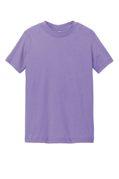 Lavender toddler fine jersey tee by Rabbit Skins, soft cotton kid's T-shirt with a comfortable fit and smooth fabric.