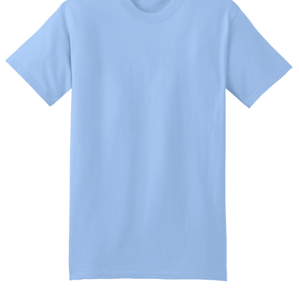 Light Blue Hanes® Beefy t-shirt – Heavyweight 100% Cotton T-Shirt, Customizable at Print View
