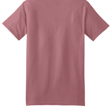 Mauve Hanes® Beefy t-shirt – Heavyweight 100% Cotton T-Shirt, Customizable at Print View back