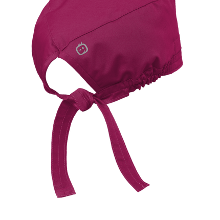 Medical Workwear Flex Scrub Cap Wine back