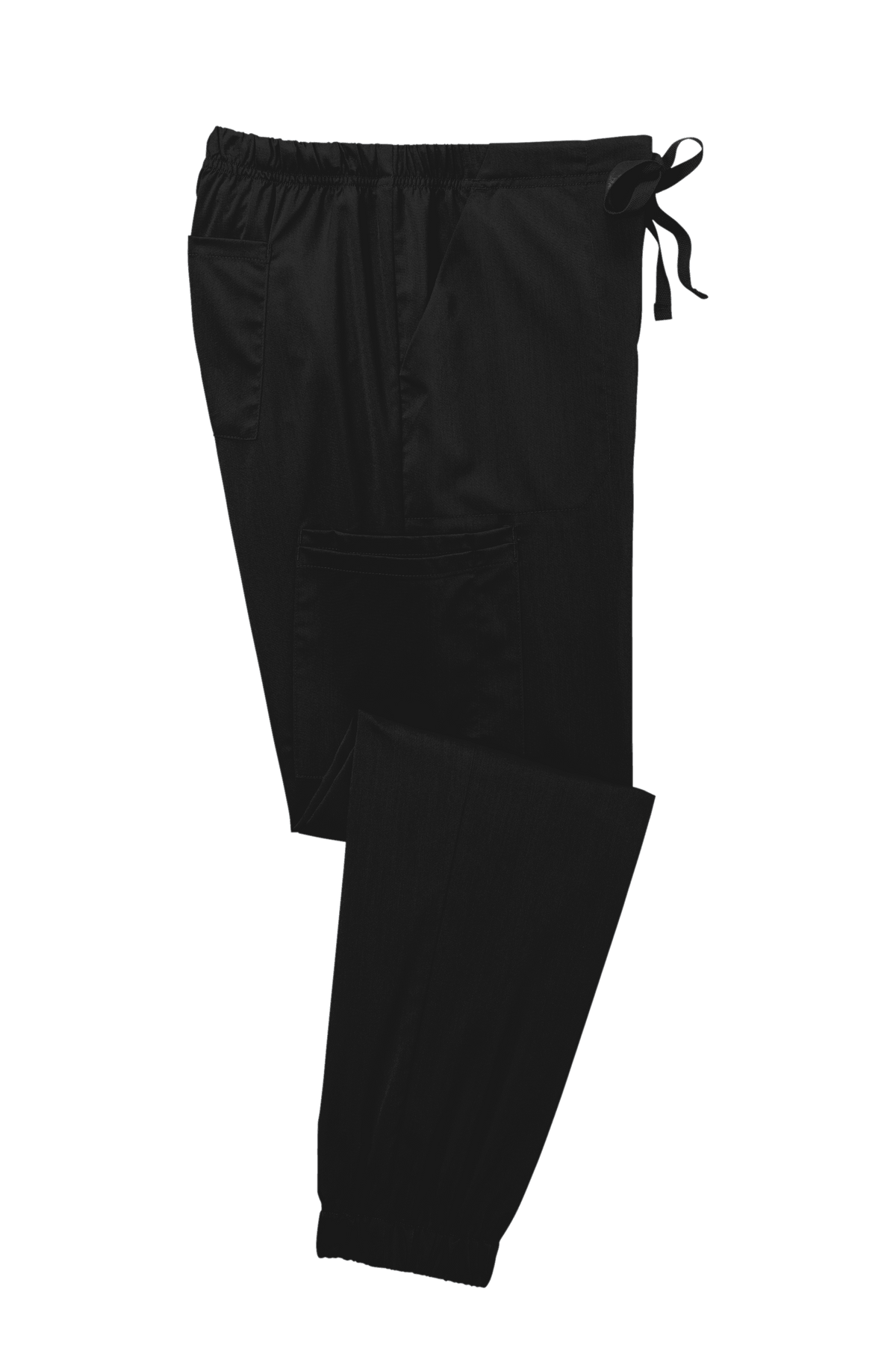 Wink women’s Premiere Flex jogger nursing scrub pants folded, featuring a printed design and comfortable fit for medical professionals.