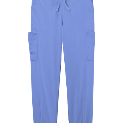 Medical Workwear Women’s Flex Jogger Pant Light Blue Front