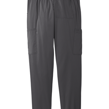 Medical Workwear Women’s Flex Jogger Pant pewter grey back