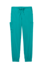 Wink women's Premiere Flex jogger scrub pants with print design, comfortable nursing pants for medical professionals.