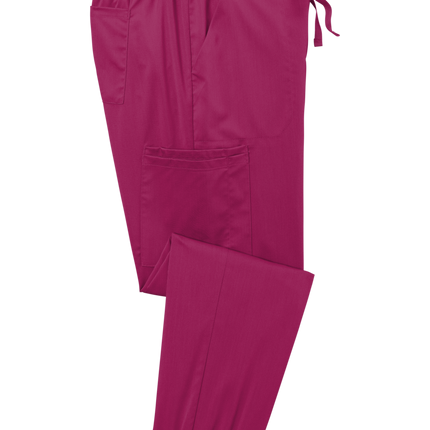 Medical Workwear Women’s Flex Jogger Pant wine folded