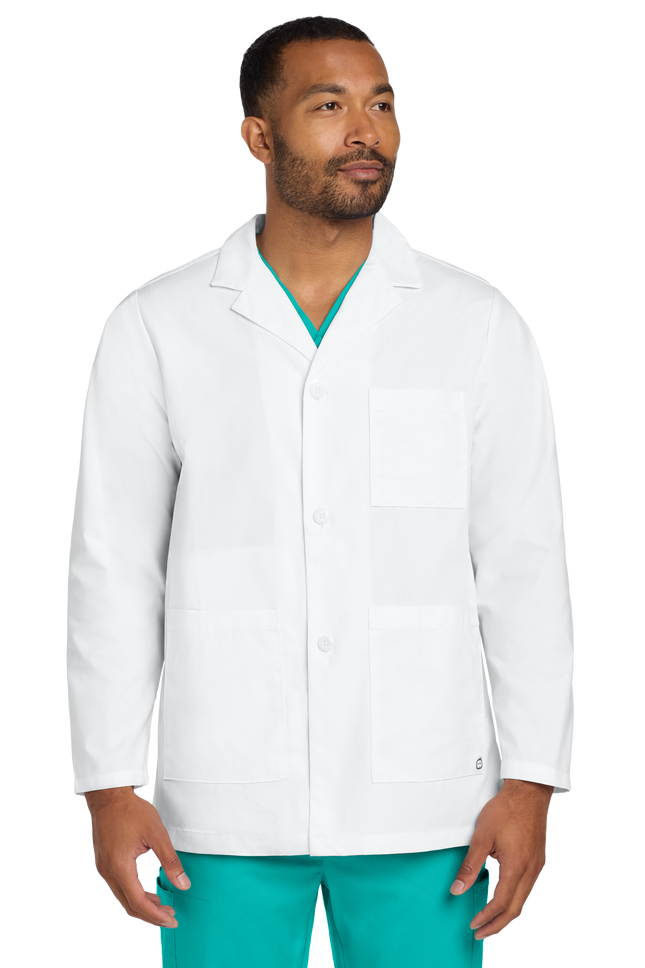 Men's Consultation Lab Coat Print View - Buy Plain or Embroider it