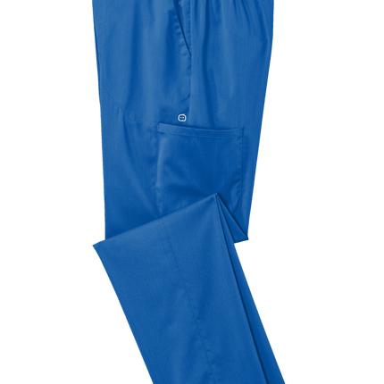 Men's Premiere Flex Cargo Pant medical workwear Print View Royal Blue Folded