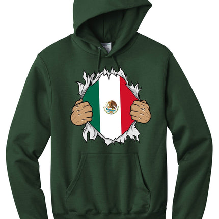 Mexico Flag Hoodie