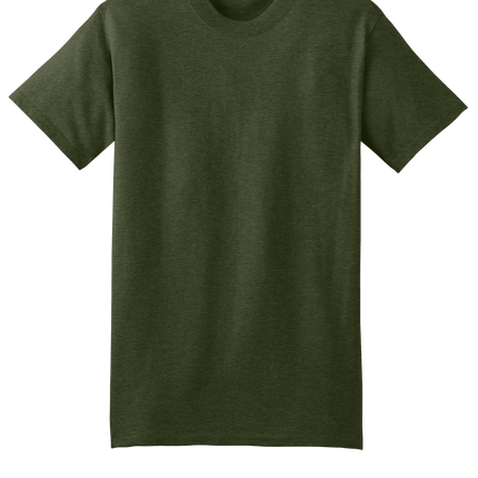 Military Green Hanes® Beefy t-shirt – Heavyweight 100% Cotton T-Shirt, Customizable at Print View
