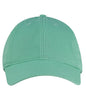 Mint-colored Print View unstructured baseball cap with printed design, front view showing soft fabric and casual style.