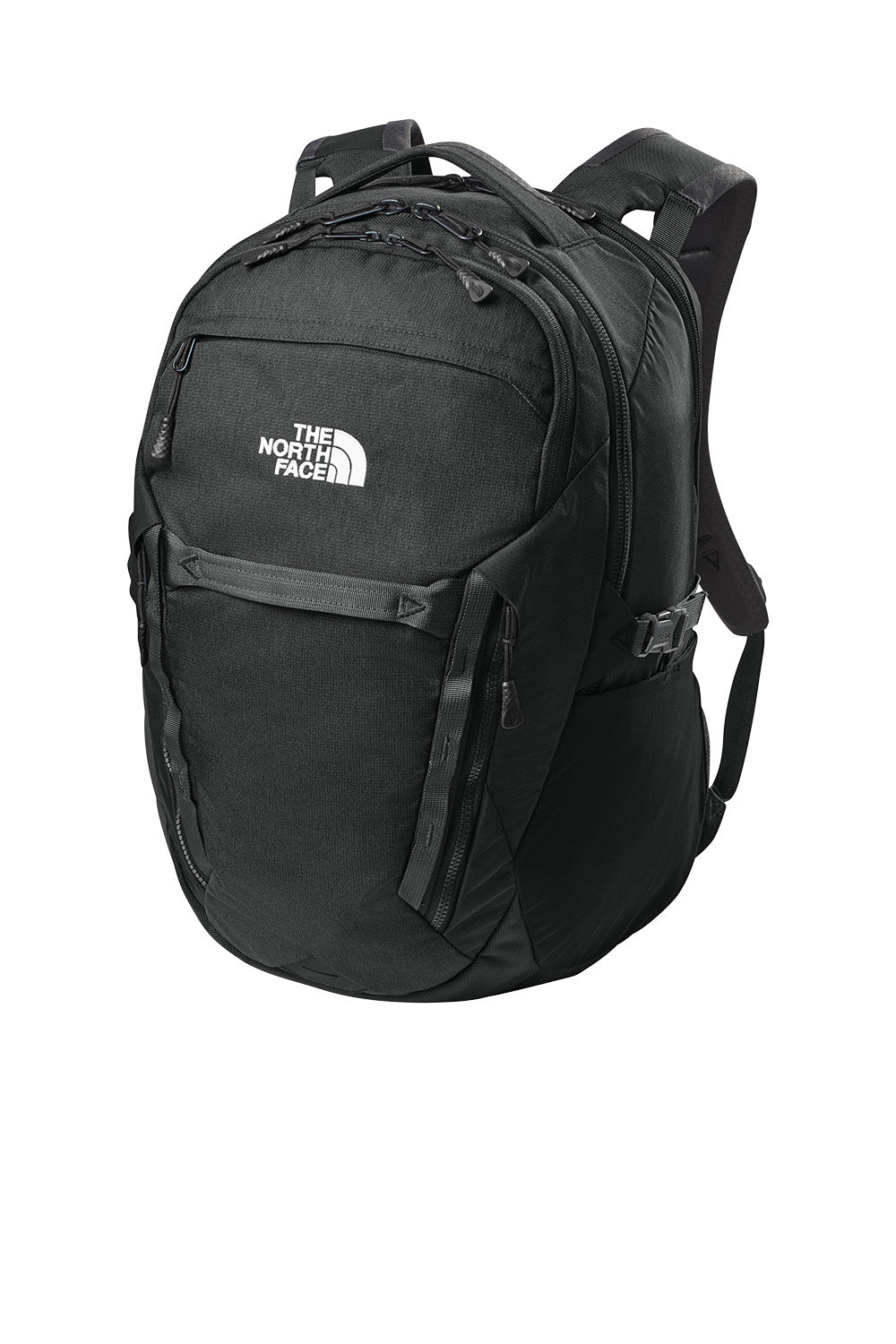 Black The North Face 31L Royal Arch backpack with multiple compartments and padded straps, designed for outdoor and everyday use.