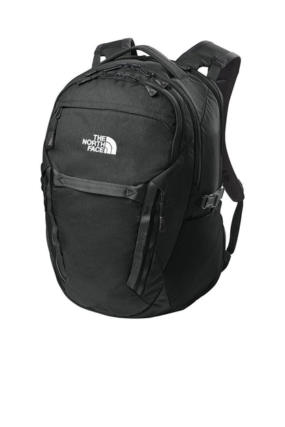 Black The North Face 31L Royal Arch backpack with multiple compartments and padded straps, designed for outdoor and everyday use.