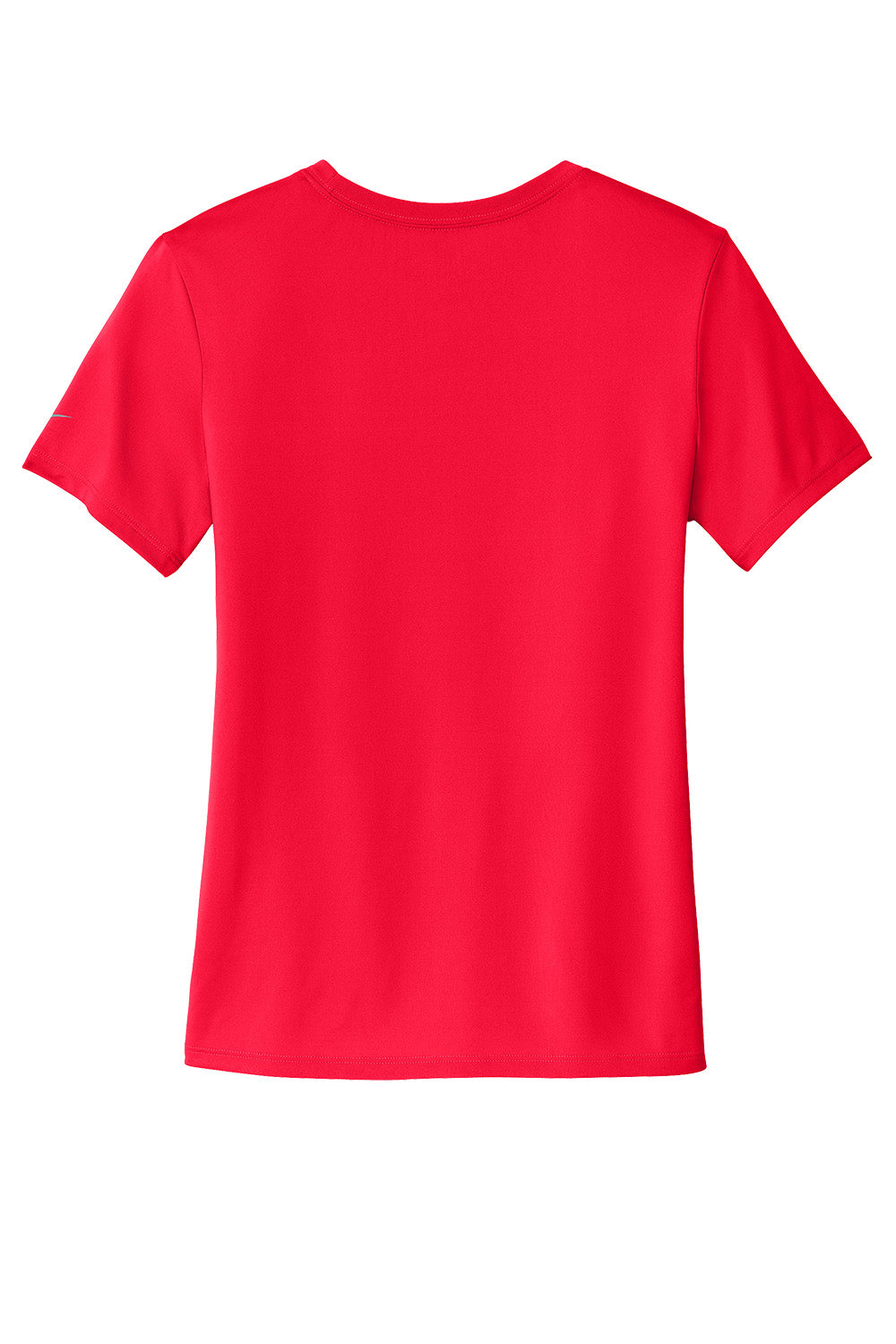 Nike Women's Swoosh Sleeve Legend T-shirt in university red, featuring a classic Nike logo design on the front.