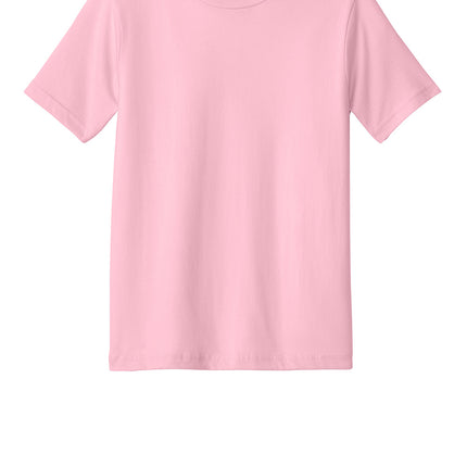 Light pink Next Level Apparel youth cotton T-shirt with flat front, casual kid's T-shirt by Print-View.