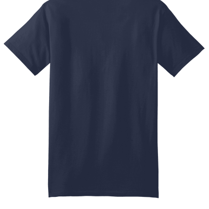 Navy Hanes® Beefy t-shirt – Heavyweight 100% Cotton T-Shirt, Customizable at Print View Back