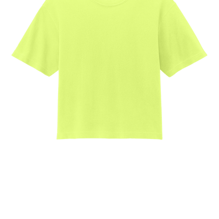 Neon Lemon Mint Comfort Colors Boxy Tee for Women – heavyweight, garment-dyed with custom print