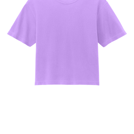 Neon Violet Mint Comfort Colors Boxy Tee for Women – heavyweight, garment-dyed with custom print