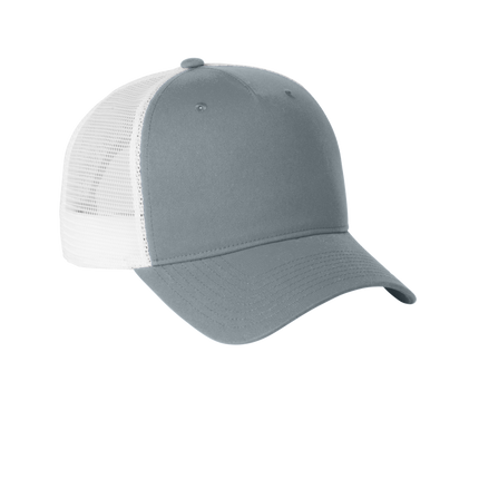 nike trucker hat grey white at print view