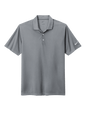 Nike men's Dri-FIT polo shirt with a cool grey printed design, showcasing a comfortable, athletic fit and stylish look.