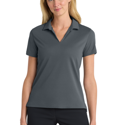 Nike Women's Dri-FIT Polo Shirt Print  View Charcoal Grey