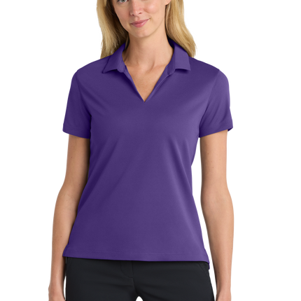 Nike Women's Dri-FIT Polo Shirt Print  View Purple