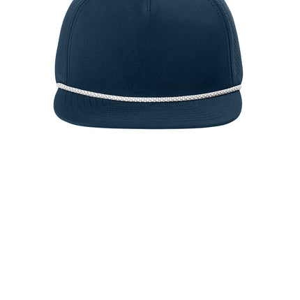 OGIO 5-Panel Rope Performance Cap front view - bluenavy - personalized snapback cap by Print-View