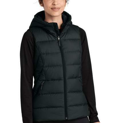 OR Outdoor Research Women's Coldsnap Hooded Down Vest at Print View - Print-View