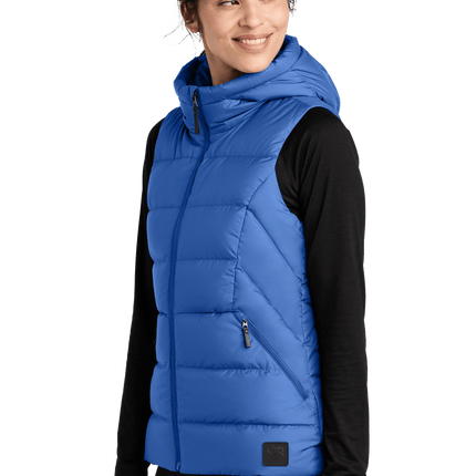 OR Outdoor Research Women's Coldsnap Hooded Down Vest at Print View - Print-View