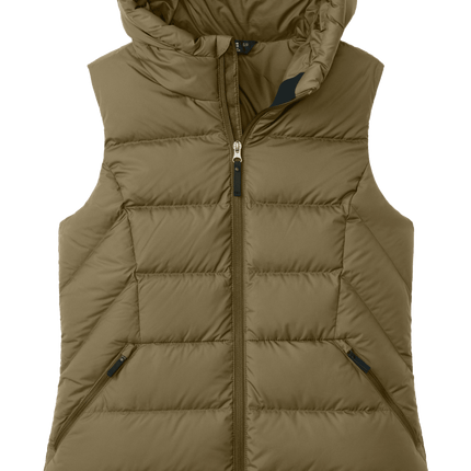 OR Outdoor Research Women's Coldsnap Hooded Down Vest at Print View - Print-View