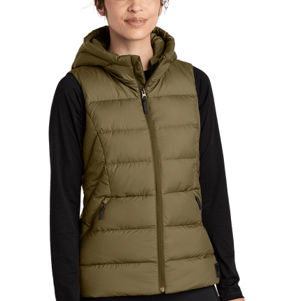 OR Outdoor Research Women's Coldsnap Hooded Down Vest at Print View - Print-View