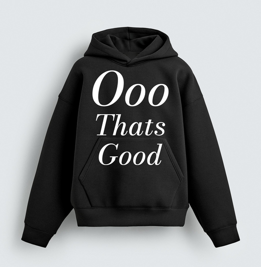 Lane 7 Ooo That’s Good hoodie, a stylish hooded sweatshirt with a graphic design on the front, comfortable and perfect for casual wear.