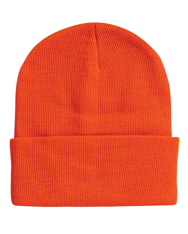Custom Orange Beanie print view