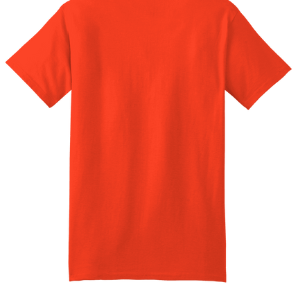 Orange Hanes® Beefy t-shirt – Heavyweight 100% Cotton T-Shirt, Customizable at Print View Back