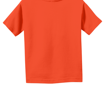 Orange Toddler Fine Jersey Tee – Soft Cotton Custom T-Shirt for Kids by Print View back
