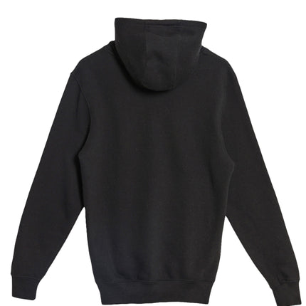 Plain black hoodie sweatshirt print view