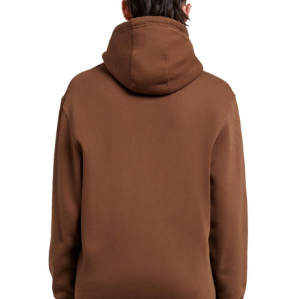 brown hoodie print view