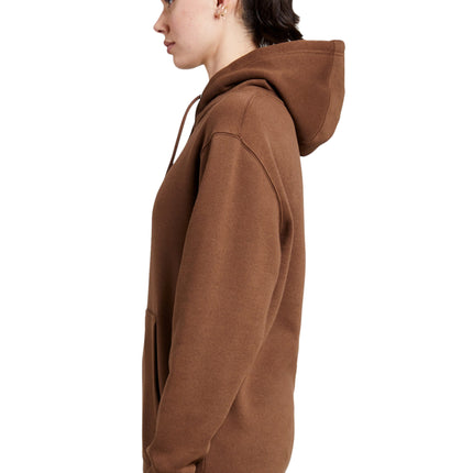 good quality brown hoodie by print view