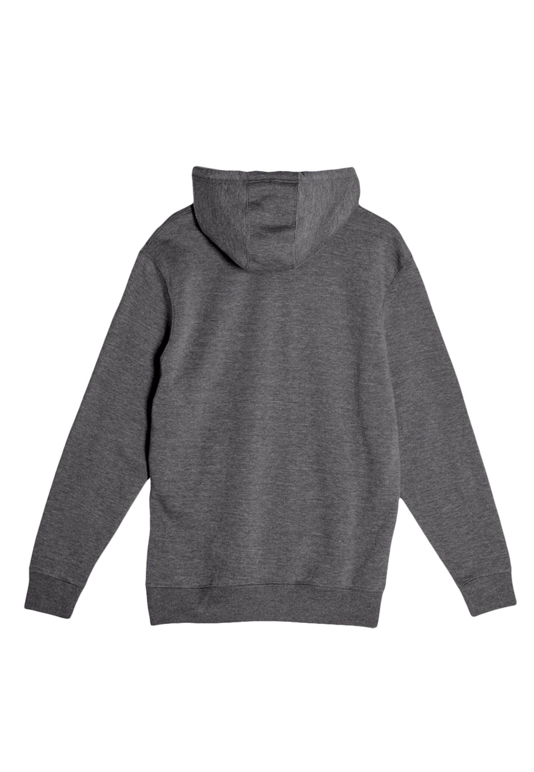 Charcoal grey Lane 7 unisex hoodie with a plain design, shown from the print view angle, perfect for customization.