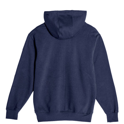 navy hoodie print view