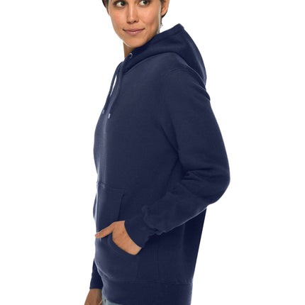 navy blue hoodie print view