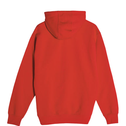 red color hoodie