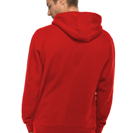 red sweatshirt hoodie print view