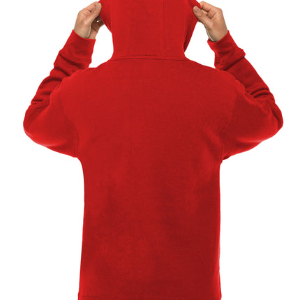 plain red color hoodie 