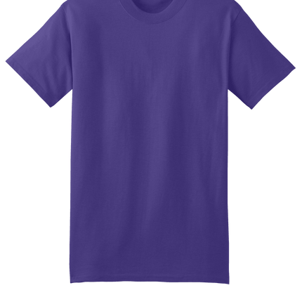 Purple Hanes® Beefy t-shirt – Heavyweight 100% Cotton T-Shirt, Customizable at Print View