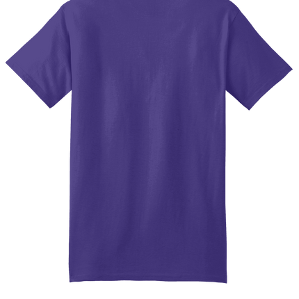 Purple Hanes® Beefy t-shirt – Heavyweight 100% Cotton T-Shirt, Customizable at Print View back