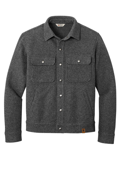 Russell Outdoors™ Basin Jacket in graphite heather, flat front view, waterproof coat for outdoor activities, men's outerwear.