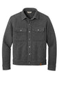 Russell Outdoors™ Basin Jacket in graphite heather, flat front view, waterproof coat for outdoor activities, men's outerwear.